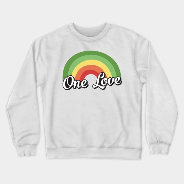One Love Crewneck Sweatshirt by Goumadi